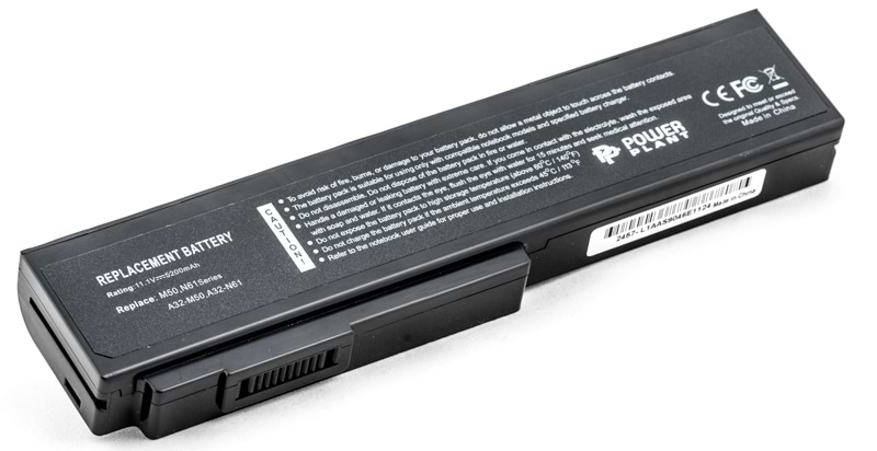 Аккумулятор для ноутбука PowerPlant ASUS M50 (A32-M50, AS M50 3S2P) 11.1V 5200mAh (NB00000104)