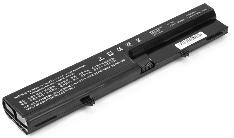Аккумулятор для ноутбука PowerPlant HP Business Notebook 6520 (HSTNN-DB51) 10.8V 5200mAh (NB00000129)