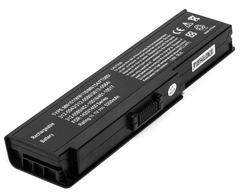Аккумулятор для ноутбука PowerPlant DELL Inspiron 1400 (MN151 DE-1420-6) 11.1V 5200mAh (NB00000177)