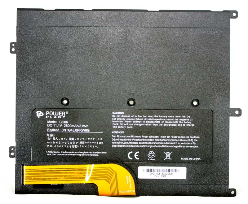 Аккумулятор для ноутбука PowerPlant DELL Vostro V13 (0NTG4J) 11.1V 2800mAh (NB00000216)
