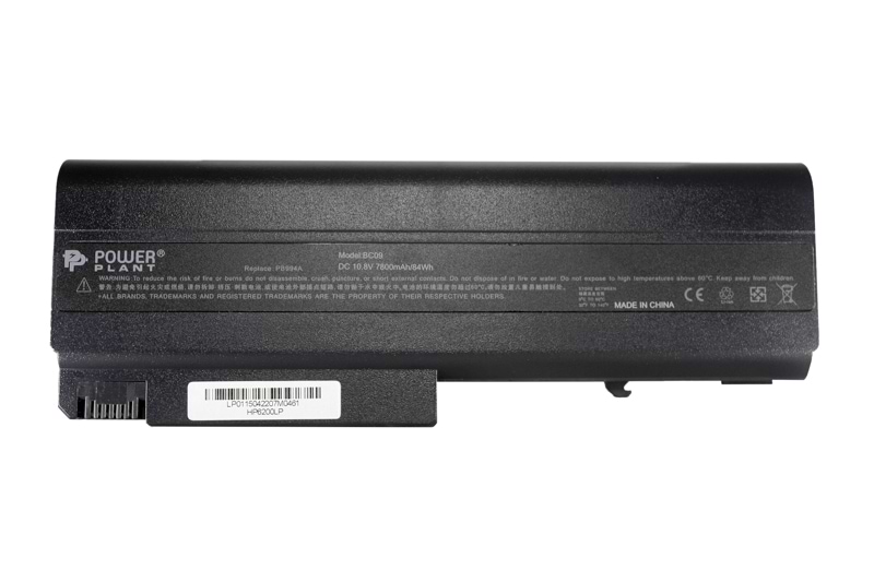 Аккумулятор для ноутбука PowerPlant HP Business Notebook 6510b (HSTNN-UB08) 10.8V 7800mAh (NB00000241)