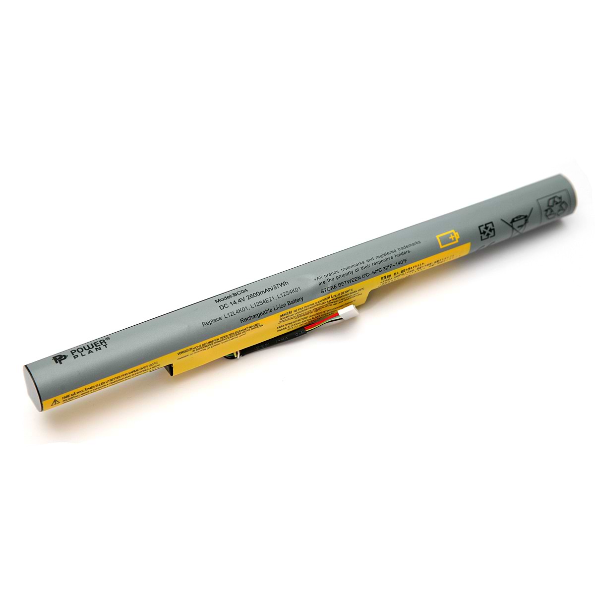 Аккумулятор для ноутбука PowerPlant IBM/LENOVO IdeaPad Z500 (L12L4K01, LOZ500L7) 14.4V 2600mAh (NB00000298)
