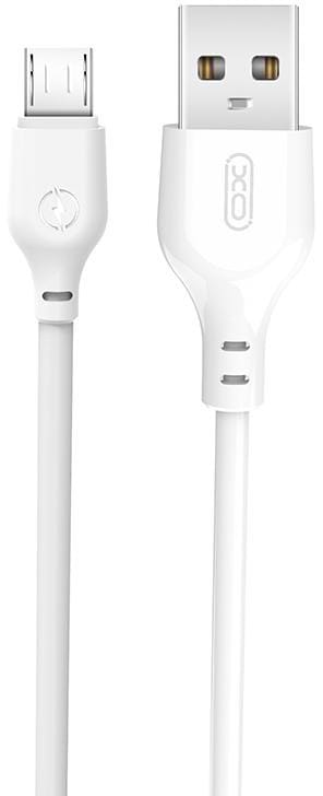 Кабель синхронізації даних XO microUSB NB103 2.1A/2m White (NB103-M2-WH)