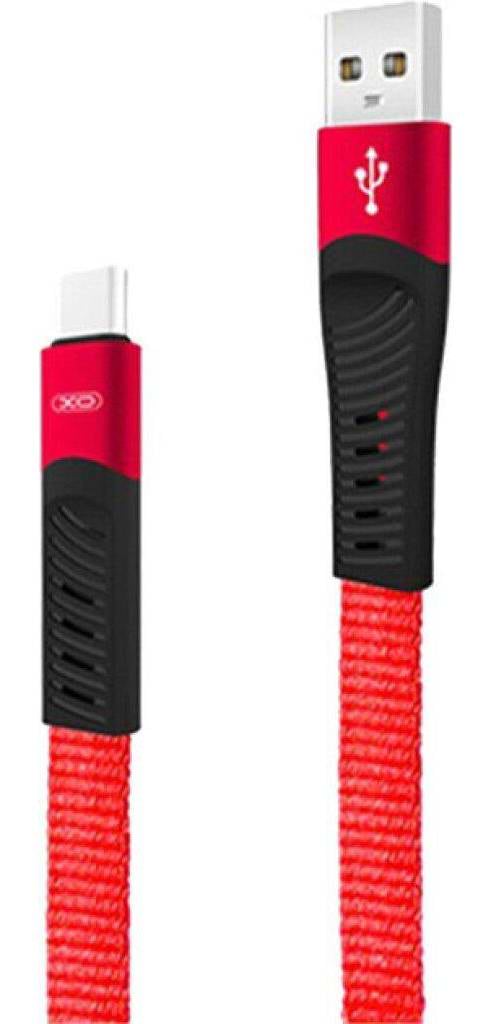 Фото - Кабель XO Type-C NB127 Spring 2.1A/1.2m Red (NB127-M-RD)