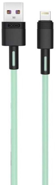 Кабель синхронізації даних XO lightning NBQ166 5A/1m Green (NB166-L-1-GR)