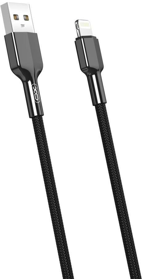 Кабель синхронізації даних XO lightning NB182 2.4A/1m Black (NB182-L-1-BK)