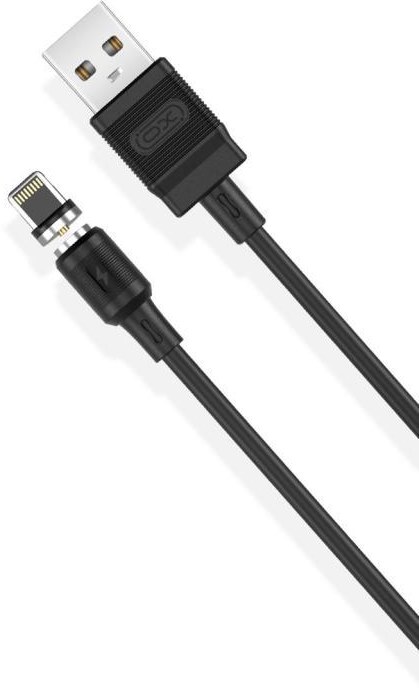 Фото - Кабель синхронизации данных XO lightning NB187 PVC Magnetic 2.1A/1m Black (NB187-L-1-BK)