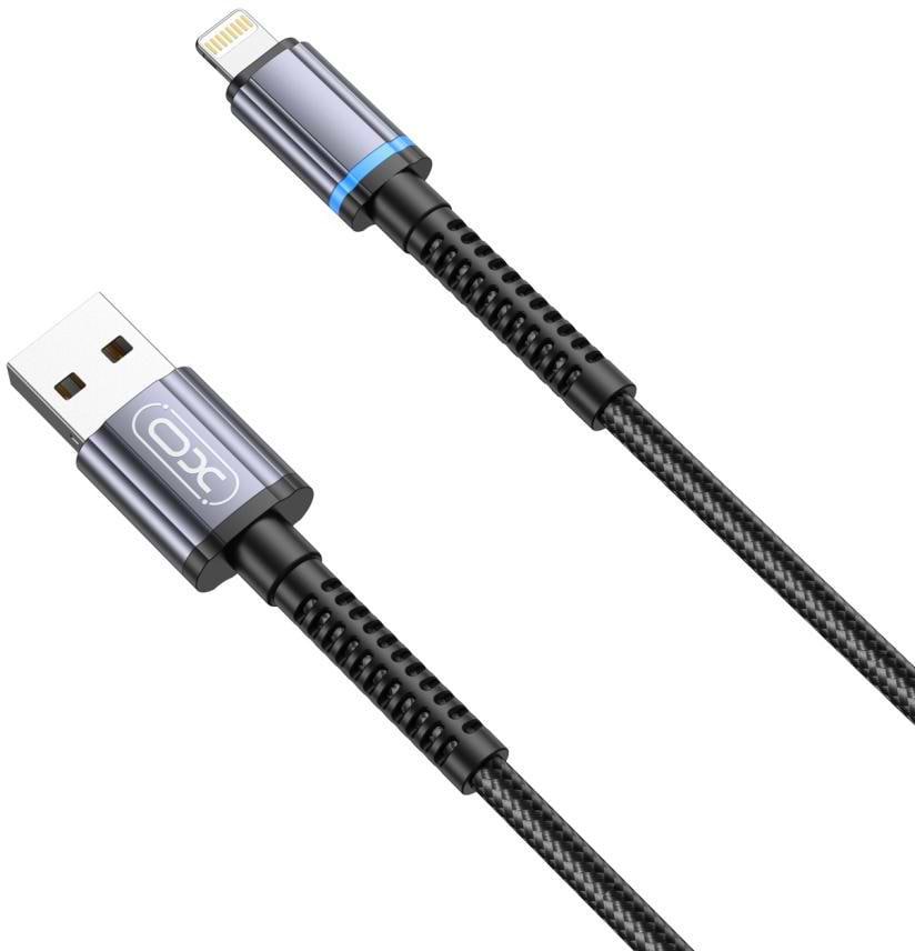 Кабель синхронізації даних XO USB A - Lightning 2.4A (NB215) - Фото 1