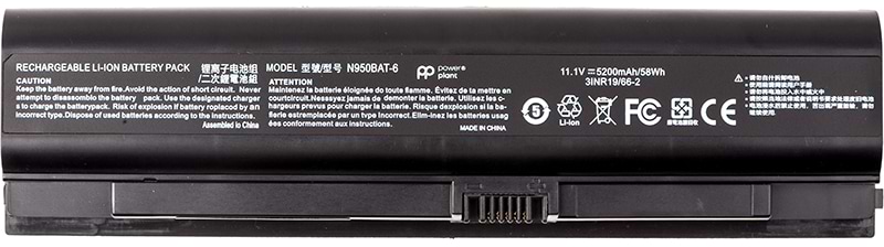 Аккумулятор для ноутбука PowerPlant Clevo N957TD (N950BAT) 11.1V 4400mAh (NB400201)