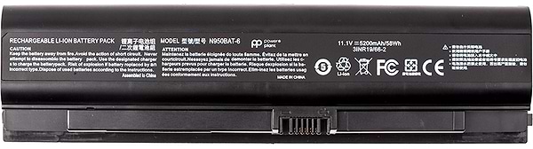 Фото - Акумулятор для ноутбука PowerPlant Clevo N957TD (N950BAT) 11.1V 4400mAh (NB400201)
