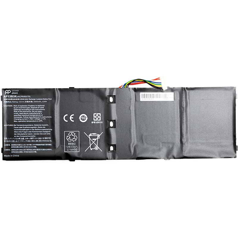 Аккумулятор для ноутбука PowerPlant ACER Aspire V5-573 Series (AP13B3K, ARV573PA) 15V 3560mAh (NB410217)