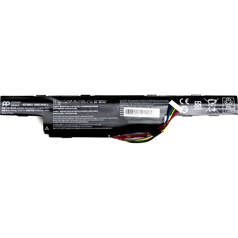 Акумулятор для ноутбука PowerPlant ACER Aspire F15 F5-573G (AS16B5J) 10.8V 4400mAh (NB410569) - Фото 1