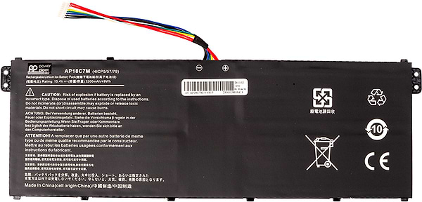 Фото - Акумулятор для ноутбука PowerPlant ACER Swift 3 (AP18C7M) 15.4V 3200mAh (NB410750)