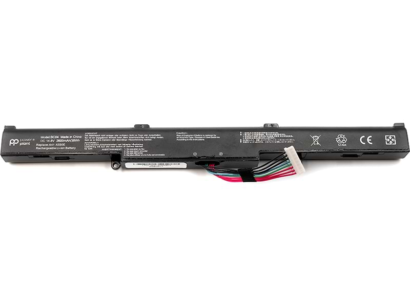 Акумулятор для ноутбука PowerPlant Asus X450 (AS450EL7, A41-X550E) 14.8V 2600mAh (NB430413) - Фото 1