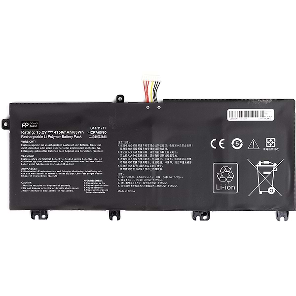 Фото - Акумулятор для ноутбука PowerPlant ASUS ROG Strix GL503VM (B41N1711) 15.2V 4150mAh (NB431670)