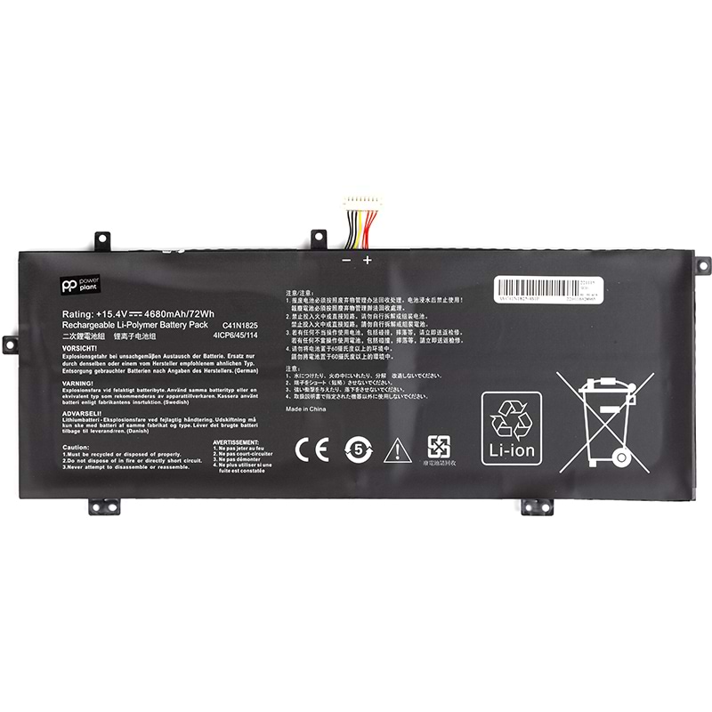 Аккумулятор для ноутбука PowerPlant ASUS VivoBook 14 X403FA (C41N1825) 15.4V 4680mAh (NB431694)