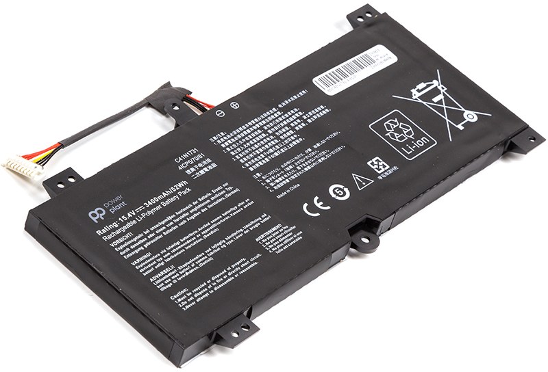 Фото - Акумулятор для ноутбука PowerPlant ASUS ROG Strix GL504G (C41N1731) 15.4V 3400mAh (NB431786)