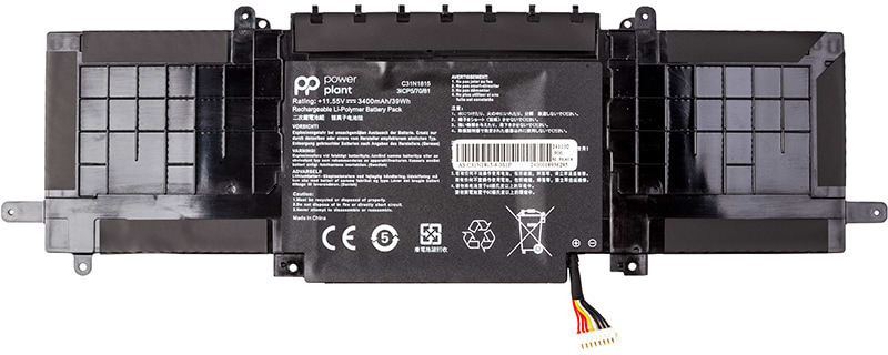Акумулятор для ноутбука PowerPlant ASUS Zenbook 13 (C31N1815) 11.55V 3400mAh (NB432004)