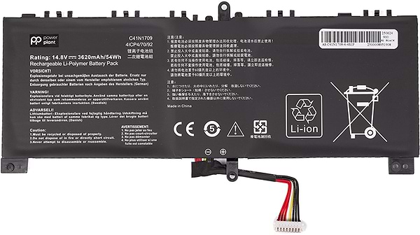Фото - Аккумулятор для ноутбука PowerPlant ASUS ROG Strix SCAR Edition GL503VS (C41N1709) 14.8V 3620mAh (NB432370)