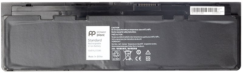 Аккумулятор для ноутбука PowerPlant DELL Latitude E7240 (WD52H, DL7240PJ) 7.4V 4800mAh (NB440740)