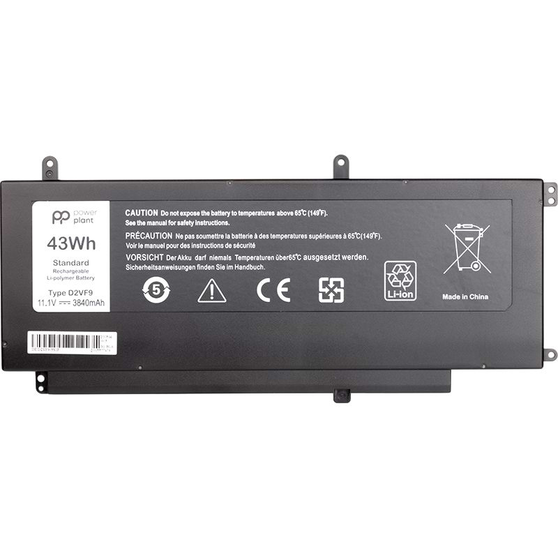 Аккумулятор для ноутбука PowerPlant DELL Inspiron 15 7547 (D2VF9) 11.1V 3840mAh (NB441112)