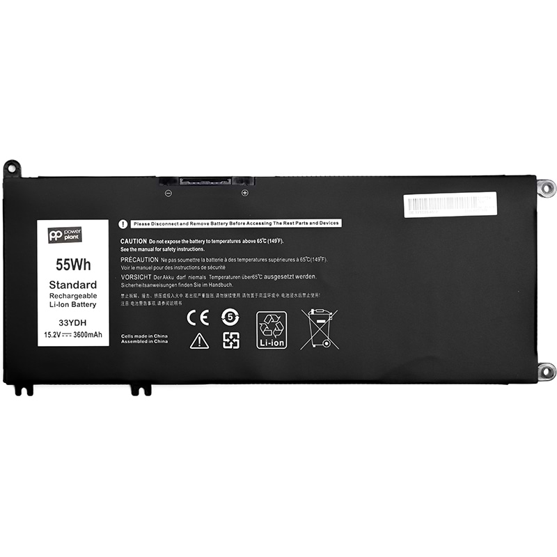 Акумулятор для ноутбука PowerPlant DELL Inspiron 15 7577 (33YDH) 15.2V 3600mAh (NB441549) - Фото 1