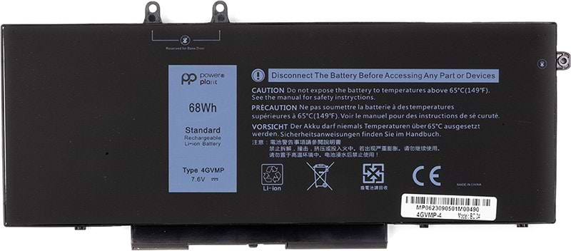 Акумулятор для ноутбука PowerPlant DELL Latitude 5400 Series (4GVMP) 7.6V 8500mAh (NB441921)