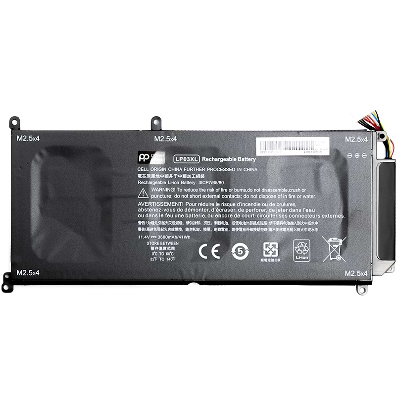 Аккумулятор для ноутбука PowerPlant HP Envy 15T-AE Series (LP03XL) 11.4V 3600mAh (NB461691)