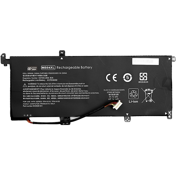 Фото - Аккумулятор для ноутбука PowerPlant HP Envy X360 15 (MB04XL) 15.2V 3400mAh (NB461707)
