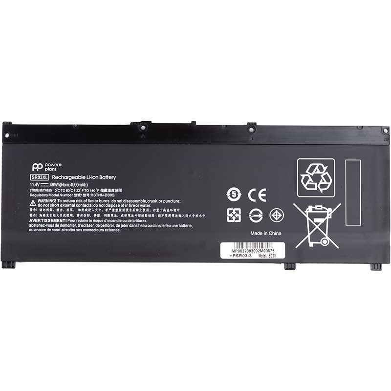 Акумулятор для ноутбука PowerPlant HP Envy X360 15-cn0000 Series (SR03XL) 11.4V 4000mAh (NB461936) - Фото 1