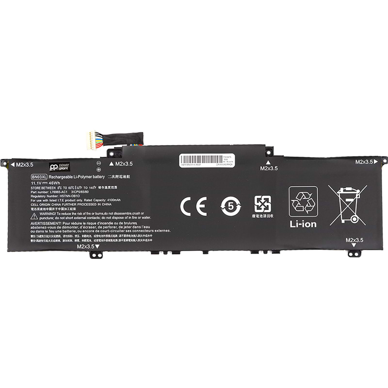 Аккумулятор для ноутбука PowerPlant HP ENVY x360 15 2020 (BN03XL) 11.1V 4100mAh (NB462209)