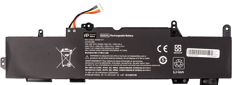 Аккумулятор для ноутбука PowerPlant HP EliteBook 735 G5 (SS03) 11.55V 2200mAh (NB462391)