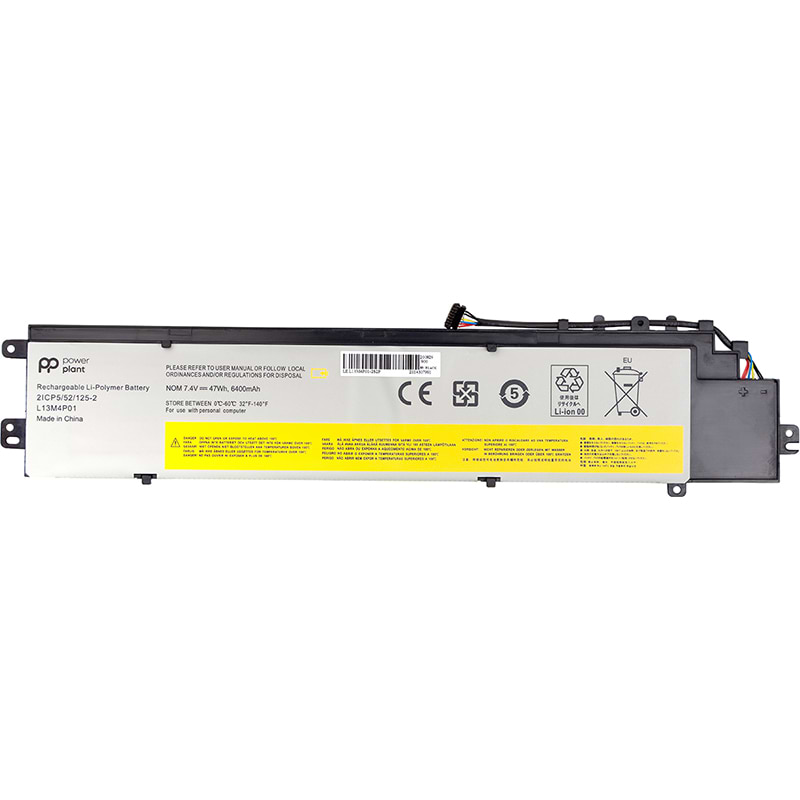 Аккумулятор для ноутбука PowerPlant LENOVO Erazer Y40-70 (L13M4P01) 7.4V 6400mAh (NB481033)
