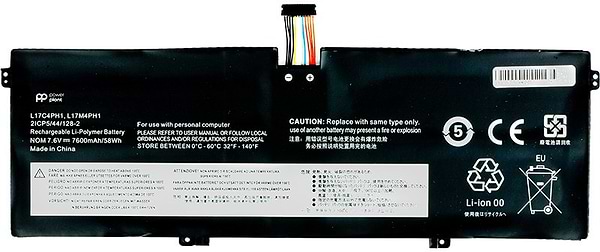 Фото - Акумулятор для ноутбука PowerPlant LENOVO Yoga C930 (L17C4PH1) 7.68V 7600mAh (original) (NB481231)