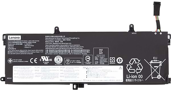 Фото - Акумулятор для ноутбука PowerPlant LENOVO ThinkPad T590 (L18M3P71) 11.52V 4950mAh (original) (NB481262)