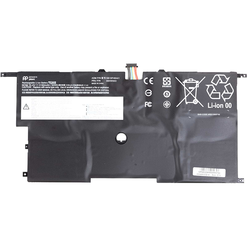 Аккумулятор для ноутбука PowerPlant LENOVO ThinkPad X1 Carbon Gen3 3rd 2015 (00HW002) 15.4V 3180mAh (NB481620)