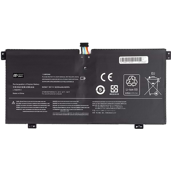 Фото - Акумулятор для ноутбука PowerPlant LENOVO Yoga 710-11iSK (L15M4PC1) 7.6V 5200mAh (NB481675)