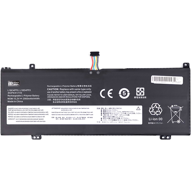 Аккумулятор для ноутбука PowerPlant LENOVO ThinkBook 13S-IML Series (L18C4PF0) 15.2V 2900mAh (NB481859)