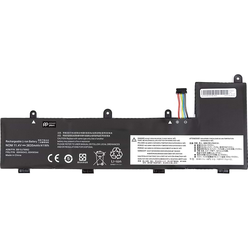 Аккумулятор для ноутбука PowerPlant LENOVO Yoga 11e-20GC (00HW043) 11.4V 3635mAh (NB482061)