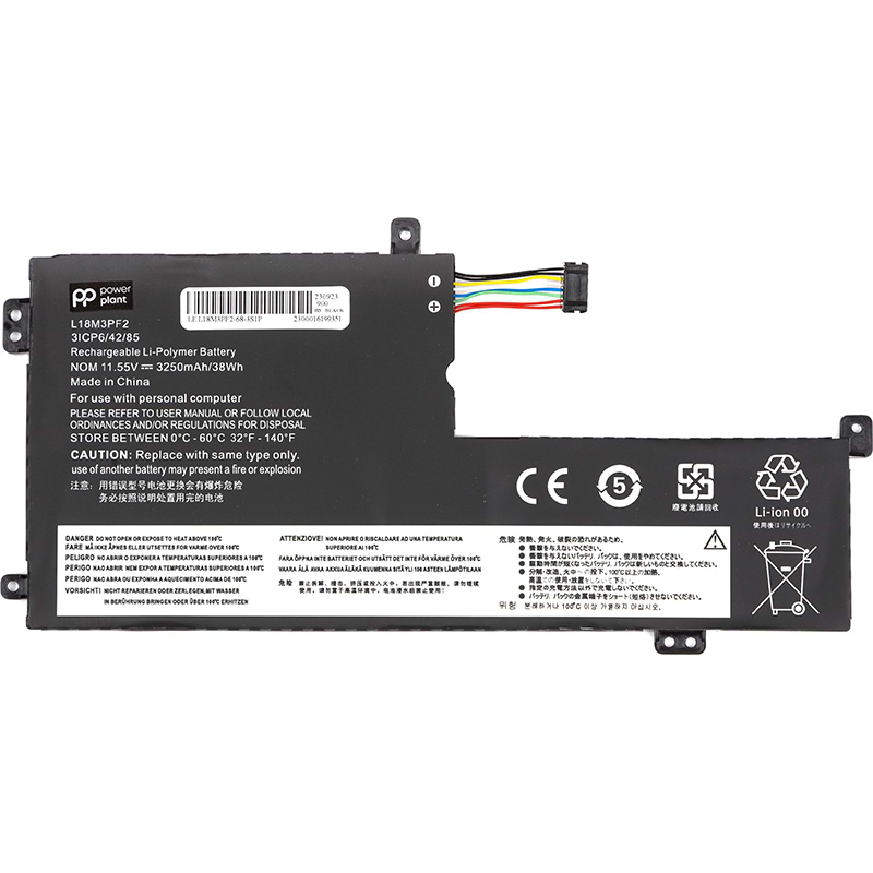 Аккумулятор для ноутбука PowerPlant LENOVO IdeaPad L340-15API (L18M3PF2) 11.55V 3250mAh (NB482139)