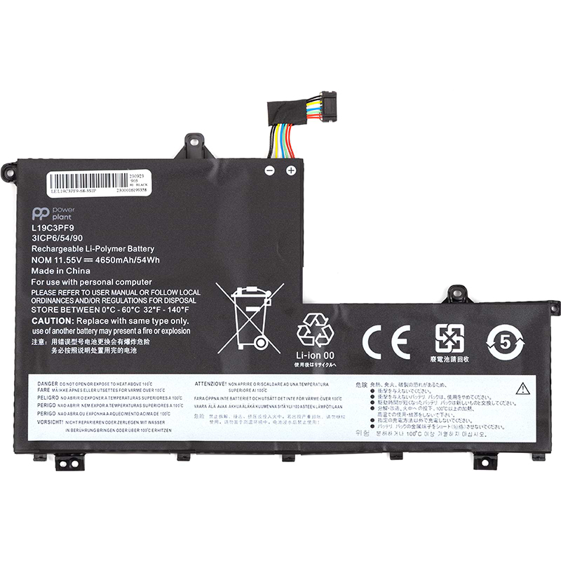 Аккумулятор для ноутбука PowerPlant LENOVO ThinkBook 14-IML (L19C3PF9) 11.55V 4650mAh (NB482146)