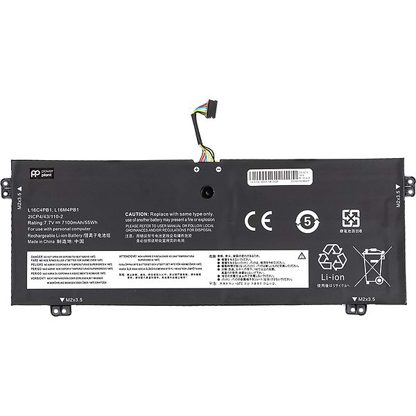 Фото - Аккумулятор для ноутбука PowerPlant LENOVO YOGA 720-13IKB (L16C4PB1) 7.7V 7140mAh (NB482160)
