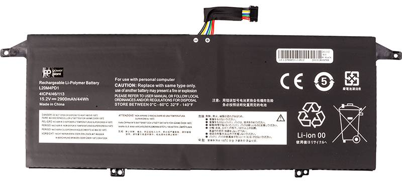 Фото - Акумулятор для ноутбука PowerPlant LENOVO ThinkBook 13x ITG (L20M4PD1) 15.2V 2900mAh (NB482481)