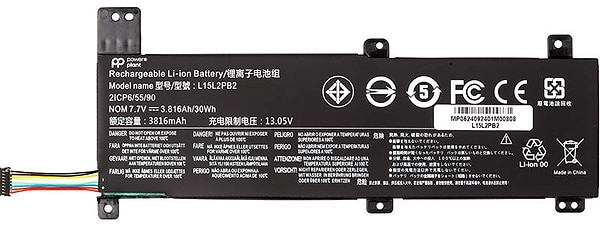 Фото - Аккумулятор для ноутбука PowerPlant LENOVO IdeaPad Xiaoxin 310-14ISK (L15L2PB2) 7.7V 3816mAh (NB482603)
