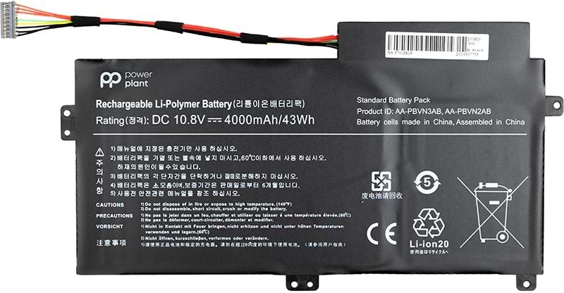 Акумулятор для ноутбука PowerPlant SAMSUNG 370R (AA-PBVN3AB) 10.8V 4000mAh (NB490080) - Фото 1