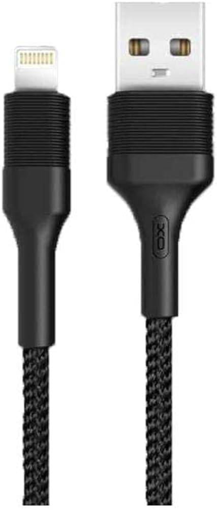 Кабель синхронізації даних XO microUSB NB51 2.1A/1m Black (NB51-M-1-BK)