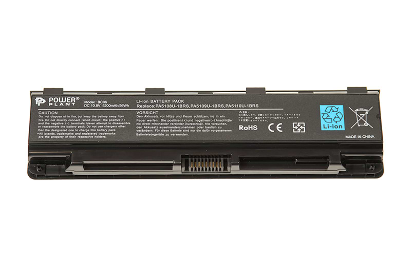 Аккумулятор для ноутбука PowerPlant TOSHIBA Satellite L750 (PA3817U-1BAS) 10.8V 5200mAh (NB510146)