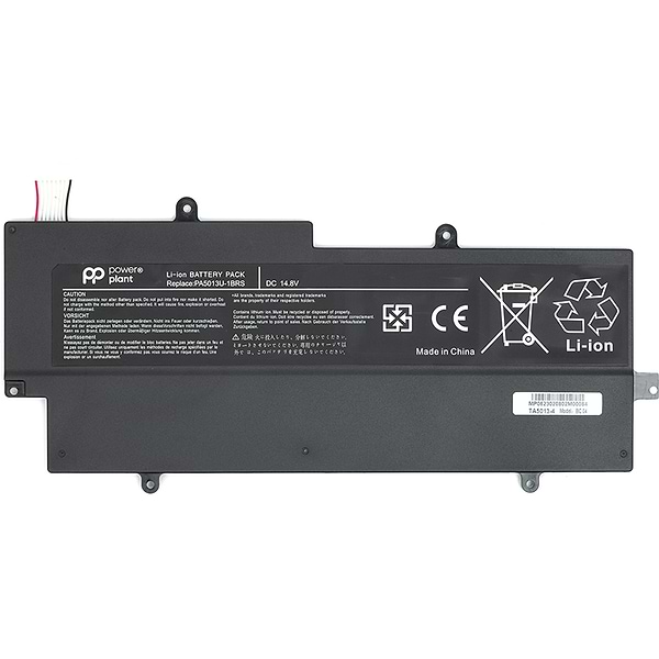 Фото - Акумулятор для ноутбука PowerPlant TOSHIBA Portege Z830 Ultrabook (PA5013U-1BRS) 14.8V 3200mAh (NB510276)