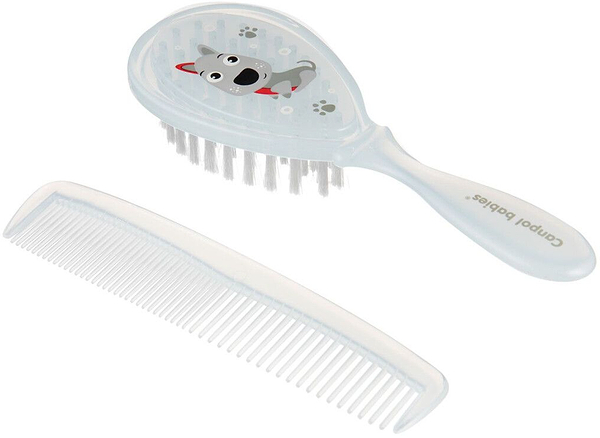 Фото - Набор расчесок для детских волос Canpol babies CUTE ANIMALS голубая (2/419_blu)