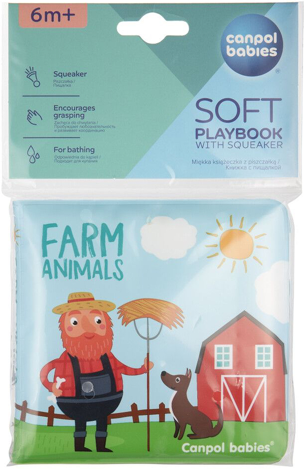 Фото - Книжка-іграшка Canpol babies FARM ANIMALS (2/083_farm)